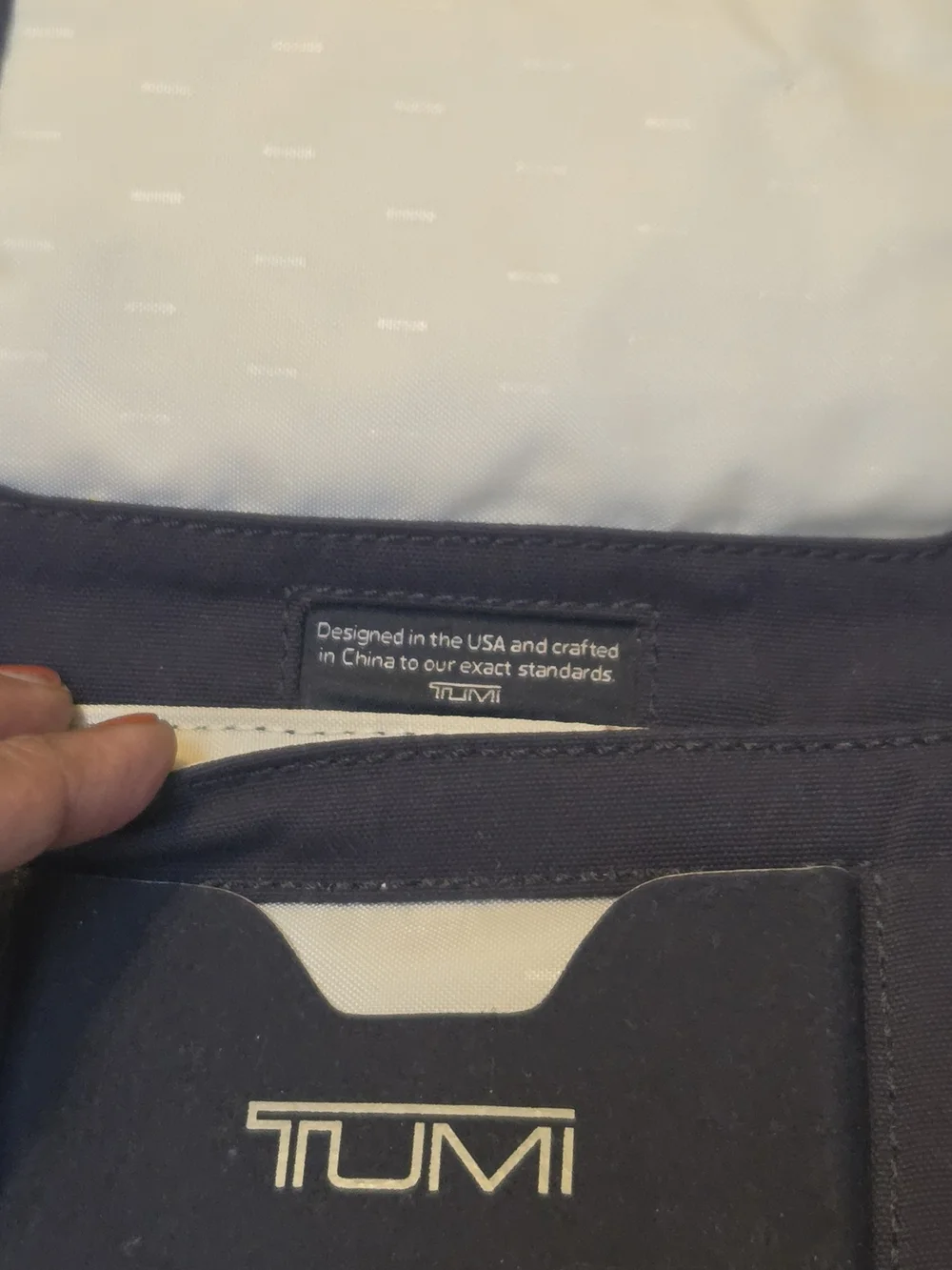 Tumi Waist  Belt Bag Perfect For Traveling Military Grade Thick Nylon Fabric